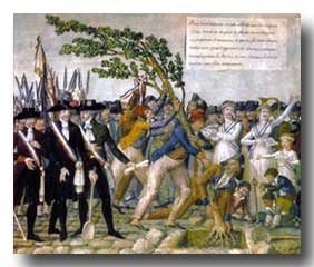 La plantation d'un Arbre de la Liberté en 1790